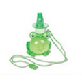 Plastic Frog Bubble Whistle Necklace